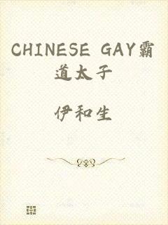 CHINESE GAY霸道太子